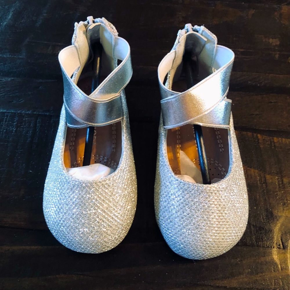 Mimi Moda Glitter Ballerina Shoes NWT